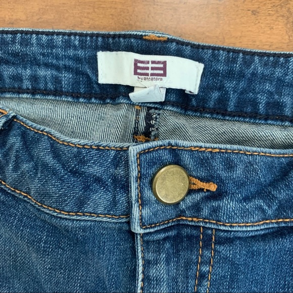 Etcetera Dark Blue Distressed Skinny Jeans - Size 8 (EUC) - Picture 6 of 8